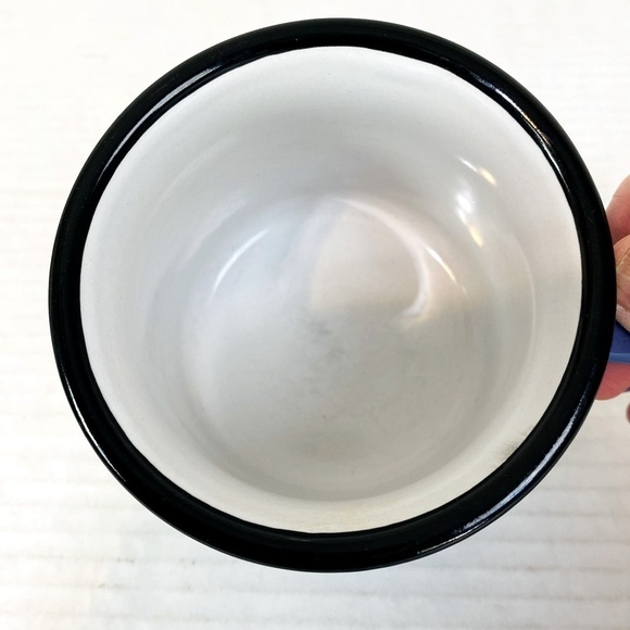 Dutch Bros Coffee Blue Speckled Arizona Outline W/ Windmill Logo Mug 16oz - Picture 5 of 6